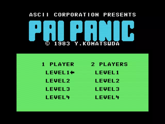 Image n° 1 - titles : Pai Panic
